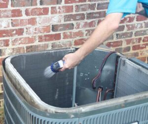 Cleaning an air conditioner
